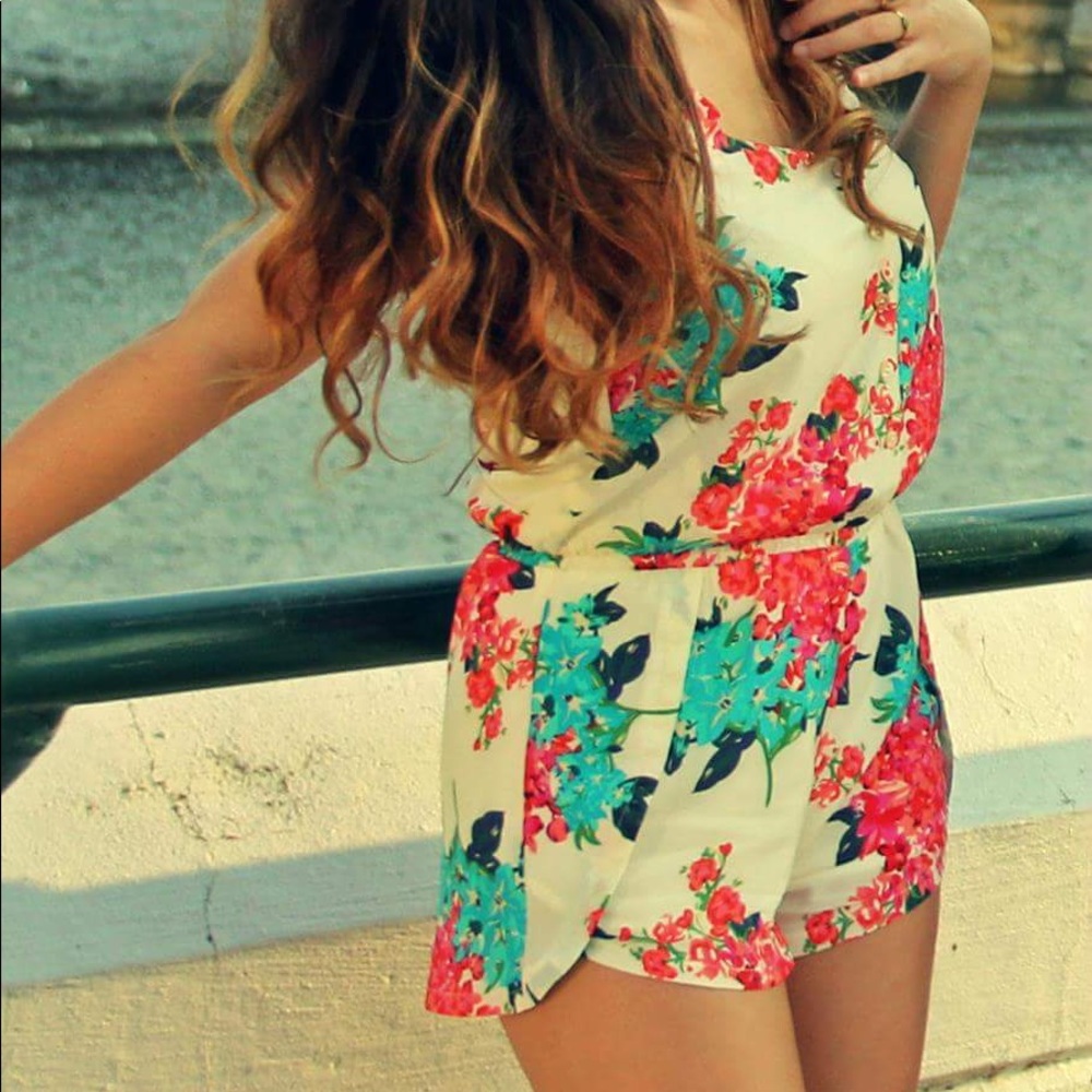 Floral Romper